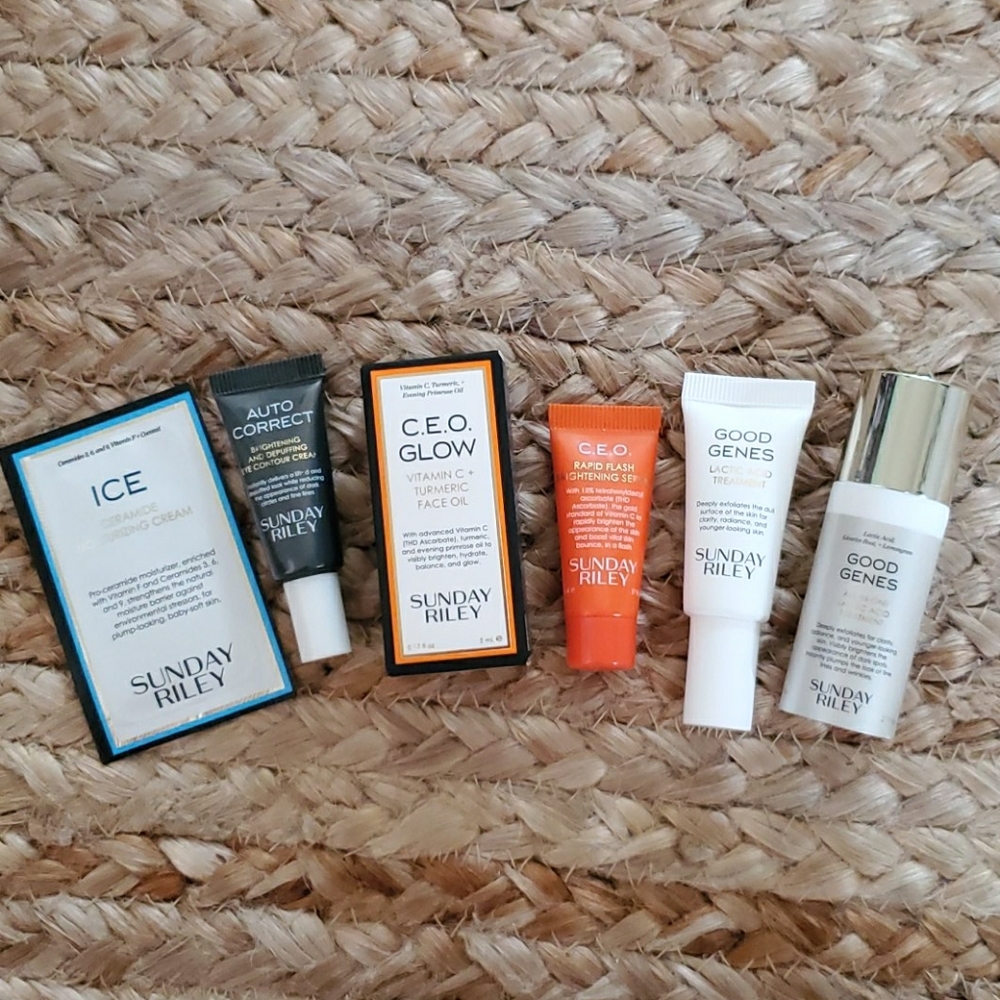 Lot of premium Sunday Riley Samples and a surprise